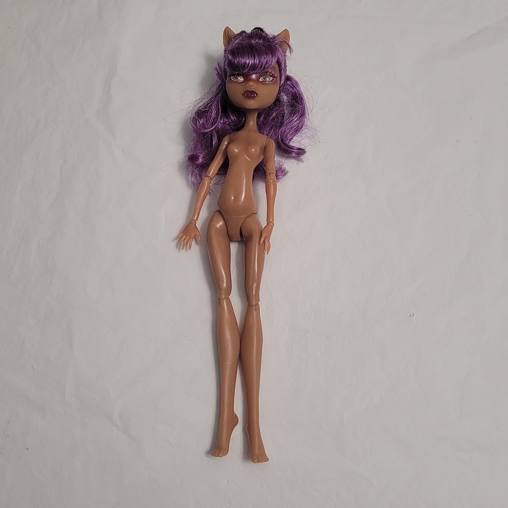 Mattel Monster High Haunted Getting Ghostly Clawdeen Wolf Nude Doll